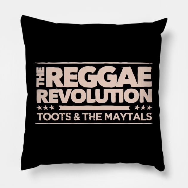 Toots And The Maytals The Reggae Revolution Pillow by ubbies