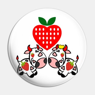 strawberry cow 1 Pin