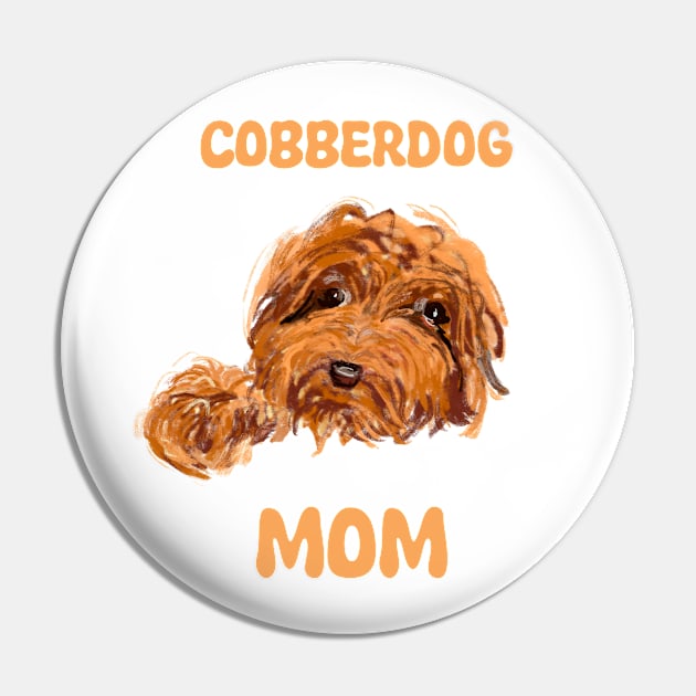 Australian Cobberdog Mom Pin by Peaceful Pigments