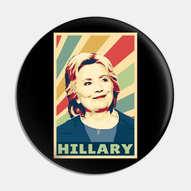 Vote for 2024 hillary pins