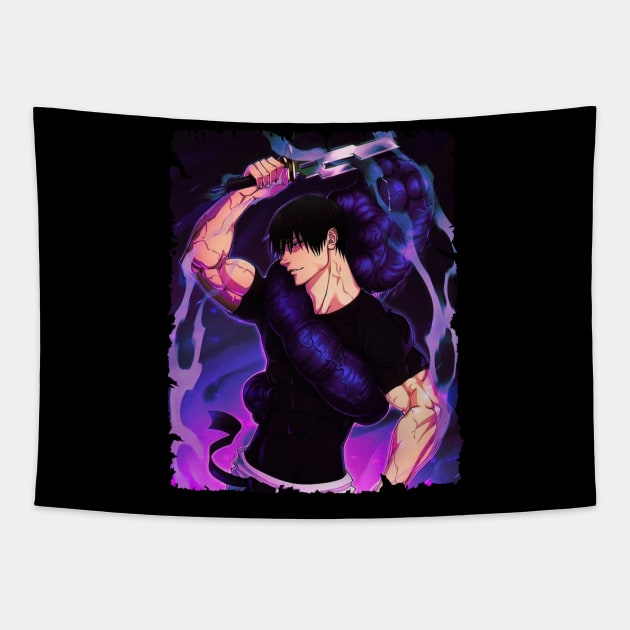 TOJI FUSHIGURO MERCH VTG Tapestry by rackoto