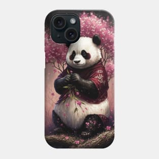 Cherry Blossom Panda Phone Case