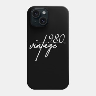 40th Birthday Gift Idea Vintage 1980 Phone Case