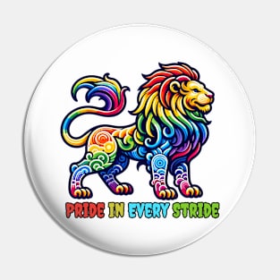 Pride month lion Pin