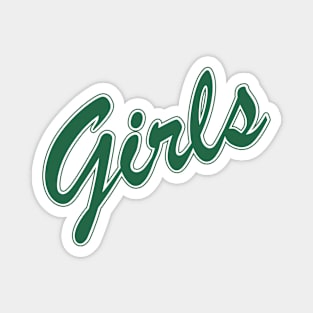 FRIENDS shirt design - "Girls" iconic logo (Green, Rachel) Magnet