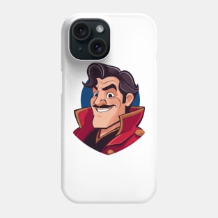 Gaston comic character face Phone Case