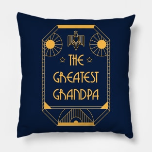 The Greatest Grandpa - Art Deco Medal of Honor Pillow