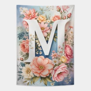 Monogram Letter M Tapestry