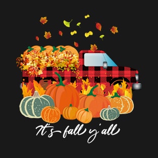 It's Fall Y'all Pumpkins T-Shirt