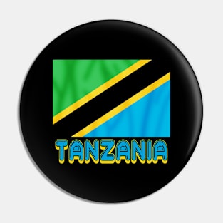 Tanzania flag Pin