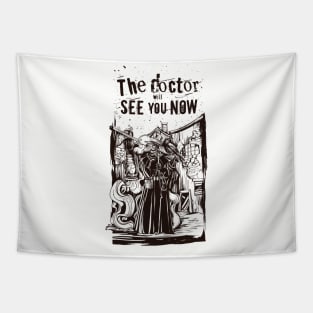 Plague Doctor Tapestry