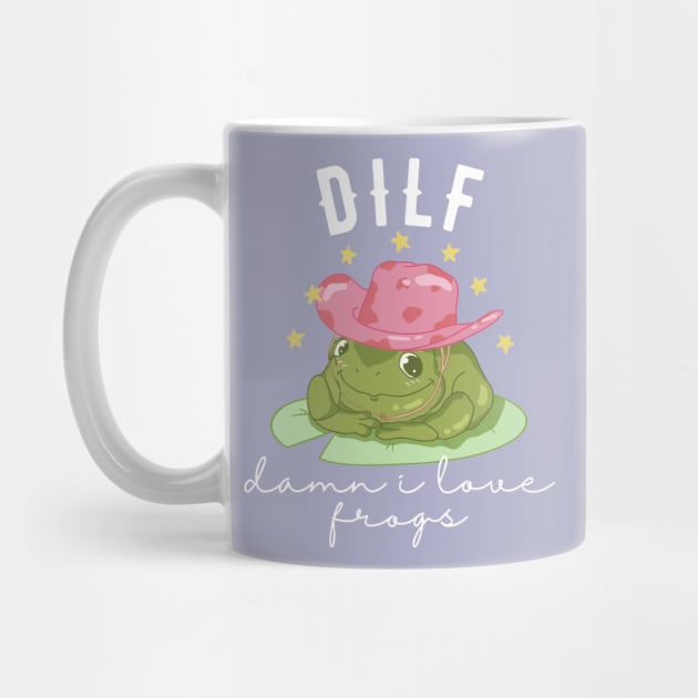 Dilf Damn I Love Frogs' Frog Mug