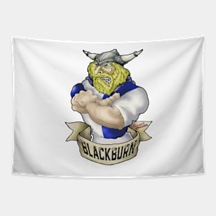 Blackburn Rovers Viking Rover Mascot Tapestry