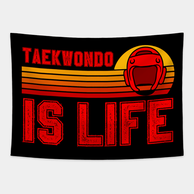 Taekwondo Is Life Tapestry by footballomatic