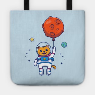 Astronaut Cat Tote