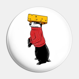 Cheesebadger Pin