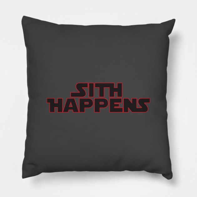 Sith Happens - 1 Pillow by Brightfeather
