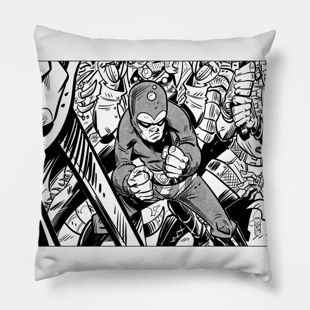 The Kid Throws Down Pillow by Mason Comics