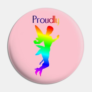 LGBTQ Proudly Pin