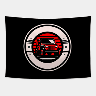 Jeep Wrangler Cherry Red Tapestry