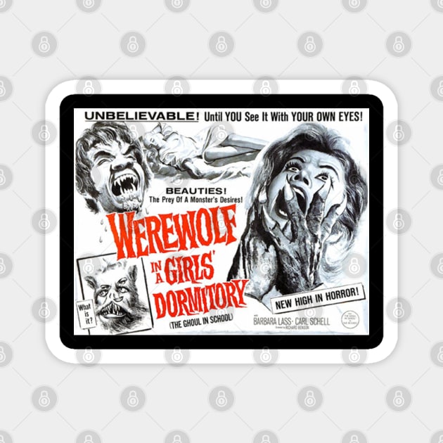 Werewolf in a Girls Dormitory Magnet by aknuckle