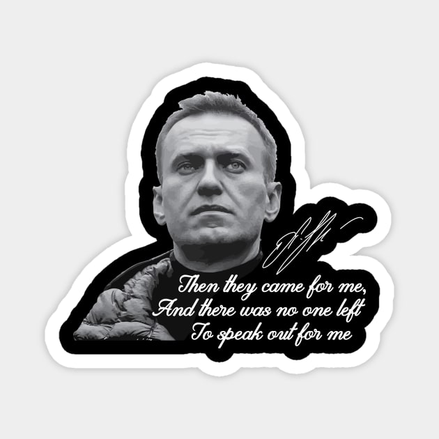 Alexei Navalny Magnet by CovpaTees