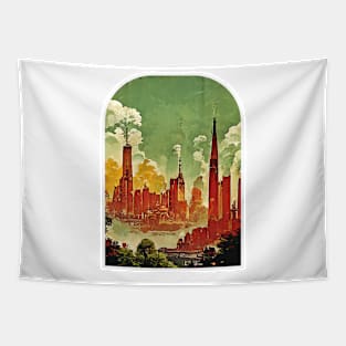 city retro scapes Tapestry