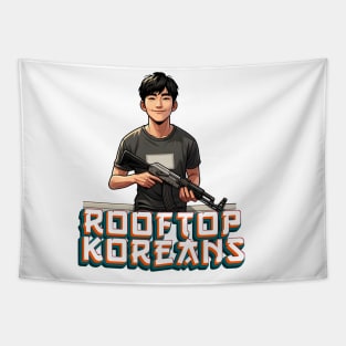 Rooftop Koreans Tapestry