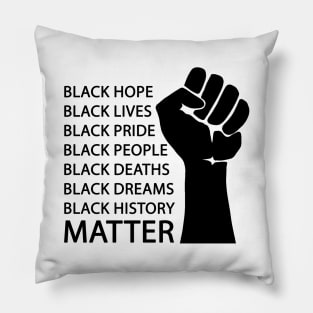 Black lives matter Pillow