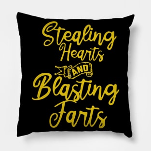 Stealing Hearts & Blasting Farts Pillow