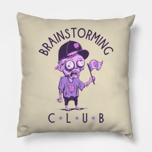 Brainstorming club Pillow