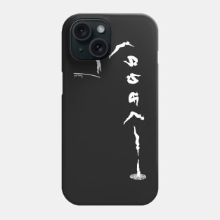 Diving in white figure Phone Case