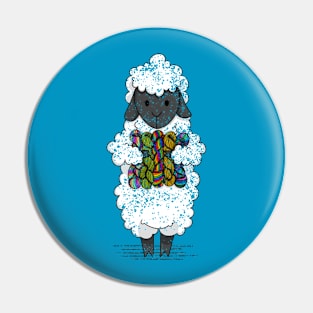 Yarn Sheep Pin