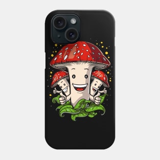 Magic Mushrooms Fungi Phone Case