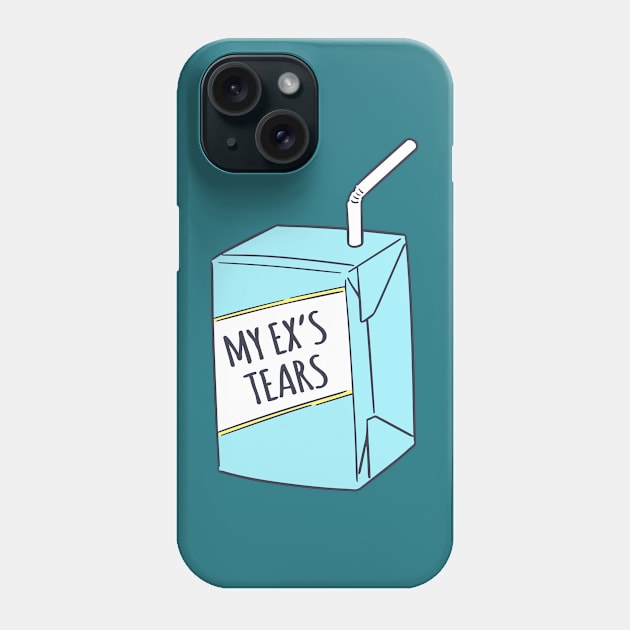 My Ex's Tears Phone Case by sqwear