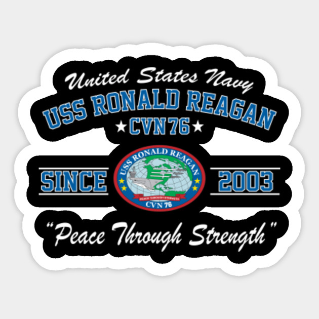 Sticker USS Ronald Reagan Decal