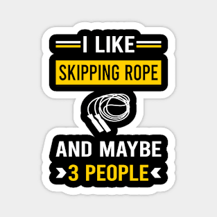 3 People Skipping rope Magnet