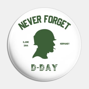 D-Day tribute 80 anniversary Pin