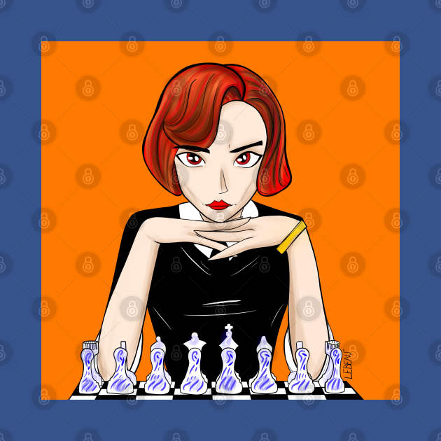 beth the queen in chess sports by jorge_lebeau