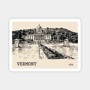Vermont State USA Magnet