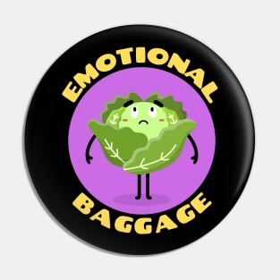 Emotional Cabbage | Cabbage Pun Pin