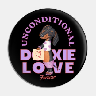 Unconditional Doxie Love Pin