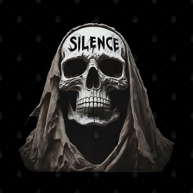 Skull Veil Silence by SkellySquad