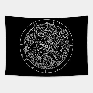 Mechanical Watch Face Tapestry