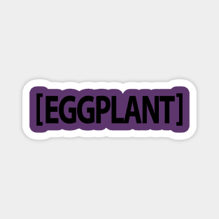 Eggplant Emoji Magnet