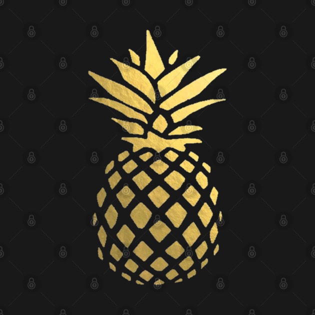 Golden Pineapple by alexwestshop