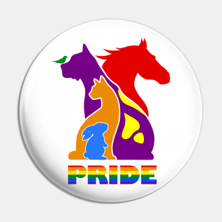 WILD PRIDE - LGBT Support Design - Not Hamlet Pin