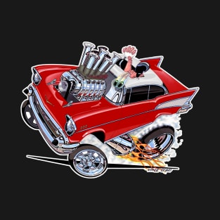 REVVIN 57 Chevy Red T-Shirt