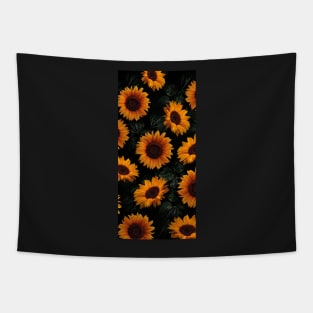 Sunflower pattern Tapestry