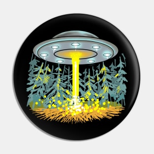 Flying saucer landing Pin